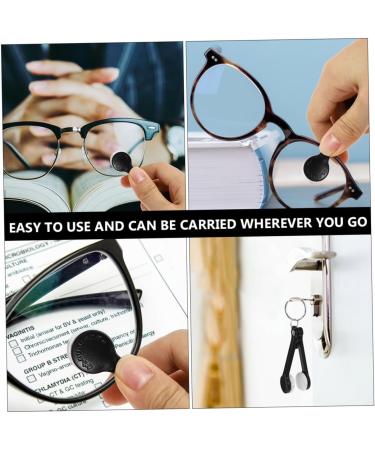 FOMIYES 3pcs Glasses Wipe Clips - Multi-Function Portable Eyeglasses Cleaner & Lens Wiping Tools for Effortless Eyewear Maintenance - Buy Online on GoSupps.com