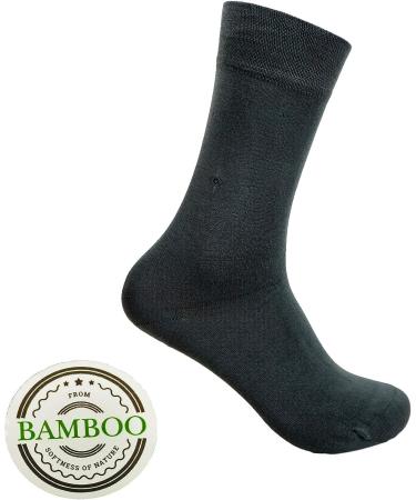 Diabetic Bamboo Socks for Men & Women | Soft & Comfortable | Made in Turkey | Improve Circulation for Diabetes, Varicose Veins & Maternity | 4 Pairs - Buy Online on GoSupps.com