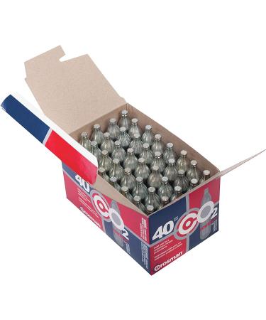 Crosman 12-Gram CO2 Powerlet Cartridges - 40 Count for Air Rifles & Pistols - Buy Online on GoSupps.com