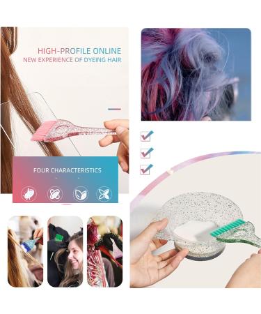 3-Piece Hair Dye Brush and Bowl Set | Pink Hairdressing Tinting Comb Tool for Home Salon - International Shipping - Buy Online on GoSupps.com