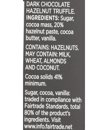 Divine Dark Chocolate Hazelnut Truffle Bar - 3oz Gourmet Treat - Buy Online on GoSupps.com