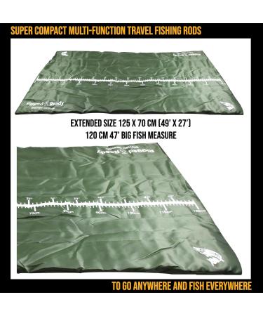 Buy Rigged and Ready Big Fish Travel Abhakatmatt Max - Compact Lightweight Land Mat 125x70cm Ideal for International Shipping - Buy Online on GoSupps.com