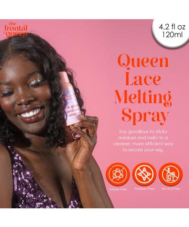 Lace Melting Spray Ashy Lace Melting Spray for Lace Wigs Lace Bond Spray Extra Hold Lace Melting Spray Adhesive Wig No Residue Long Lasting Safe Formula - 4.2 oz - Buy Online on GoSupps.com