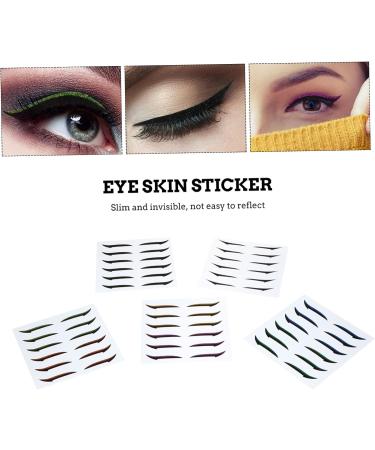 Beavorty Eyeliner Stencil Sticker 36 Pairs Glitter Eyeliner Stickers Reusable s Eye Makeup Stickers Holographic Eyeliner Stickers - Buy Online on GoSupps.com