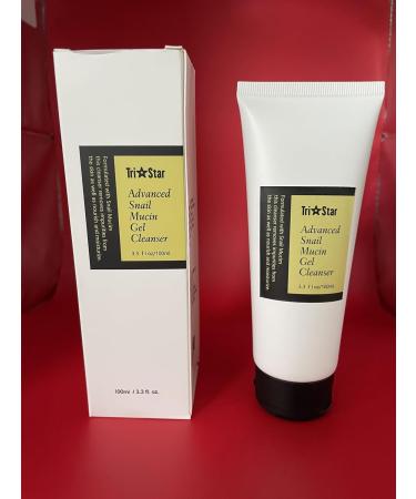 Tristar Advanced Snail Mucin Gel Cleanser 3.3 Fl Oz | Deep Cleansing for Dry & Sensitive Skin | Vegan & Paraben-Free - Buy Online on GoSupps.com