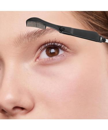 6pcs Folding Mascara Brush Set - Eyelash Comb & Eyebrow Shaper for Perfect Makeup | International Shipping - Buy Online on GoSupps.com