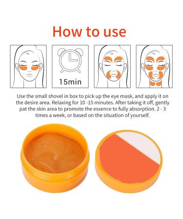 ZJchao Moisturizing Eye Mask - Brightening Eye Patch with Vitamin C for Dark Circles Wrinkles & Puffiness - Global Shipping - Buy Online on GoSupps.com