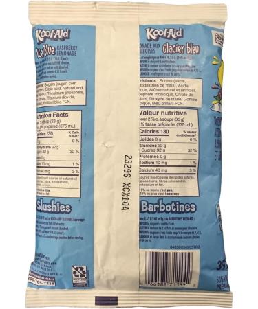 Cherry Sweetened Drink Mix - Ice Blue Raspberry Lemonade Slushie Mix 392g Each ( 2 packs in bundle ) - Comes with 2 Paper Straws and 1 Exclusive PALiSOL CREATiONS Stickers Red Drink Mix - Blue Drink Mix - Buy Online on GoSupps.com