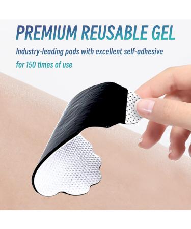 TENS Unit Replacement Pads - 18 PCS Extra Large Compatible with NURSAL Belifu MEDVICE TechCare | 3.5mm Snap Electrode Pads for Muscle Stimulators - Buy Online on GoSupps.com