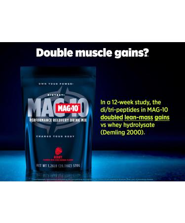 Biotest MAG-10 Post-Workout - Double Muscle Gains* - 15 Servings Lemon - Buy Online on GoSupps.com