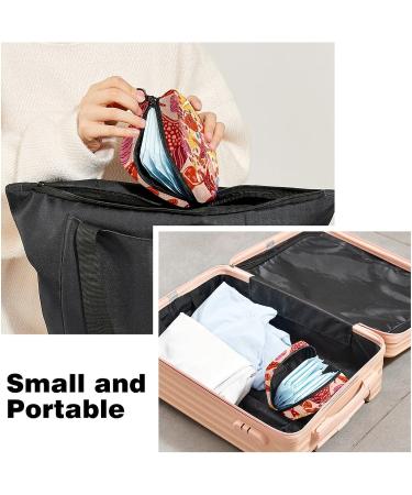 Starfish Seashell Pattern Sanitary Napkin Storage Bag - Portable Menstrual Period Kit Pouch - Buy Online on GoSupps.com
