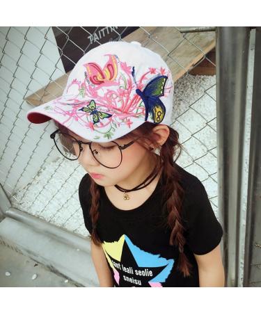 Qchomee Baseball Caps for Young Girls - Fashionable Snapback Hat with Sun Protection - Foldable Sport Sun Hat (White) - Buy Online on GoSupps.com