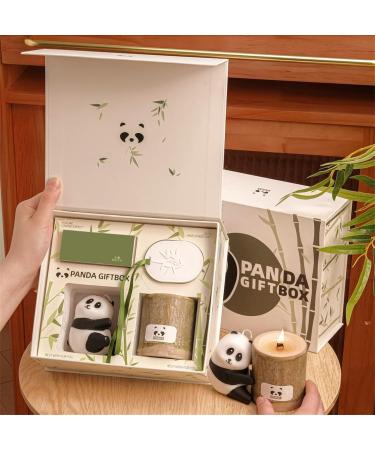 DOUKI Panda Natural Wax Scented Candles - Relaxing Gift Set for Home & Special Occasions | Ideal for Birthdays Weddings & Christmas - Buy Online on GoSupps.com
