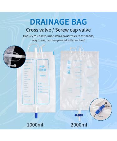 Silicone Urine Collector & Catheter Bags - Reusable Wearable Urinal System for Elderly Men | Bladder Control Solutions - Buy Online on GoSupps.com