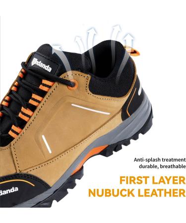 ANDANDA Men's Waterproof Hiking Work Boots - Lightweight and Durable for Industrial, Construction, Electronics Workshop - Size 10 X-Wide - Buy Online on GoSupps.com