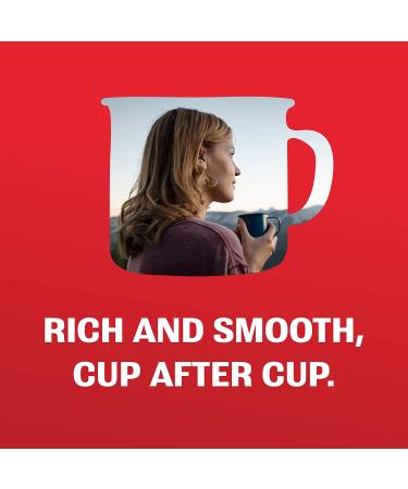 Hills Bros Dark Satin Whole Bean Coffee 32 Oz. Bag - Bold Full-Bodied Dark Roast Blend, 100% Arabica Beans for Intense Flavor and Smooth Finish - Buy Online on GoSupps.com