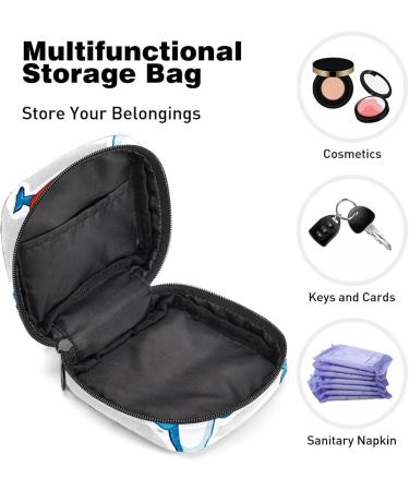 Women's Bonds Storage Pockets: Portable Period Kit & Feminine Product Bag - Big Fish Swallows Small Fish Design - Buy Online on GoSupps.com