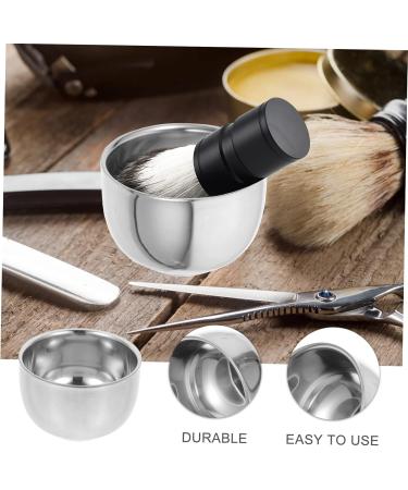 Lurrose Beard Brush & Shaving Bowl Cup | Premium Soap Shell Shaving Accessories for a Perfect Shave - Buy Online on GoSupps.com
