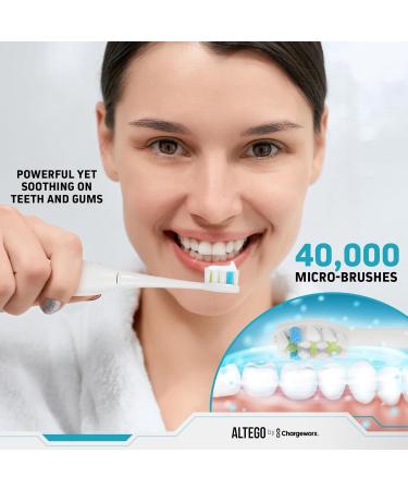 Altego Ultra Sonic Electric Toothbrush & Dental Oral Irrigator Combo Set - Rechargeable Waterproof Teeth Whitening Kit for Adults - Buy Online on GoSupps.com