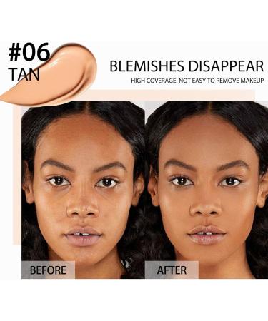 Concealer Cream Waterproof Dark Concealer for Dark Spots Scars | Concealer Contours Makeup for Mature Skin Dark Circles Aezon 06 Tan Tan - Buy Online on GoSupps.com