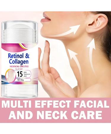 Hydrating Face Balm Stick with 15% Hyaluronic Acid Multi Collagen Balm Stick with Retinol Day & Night Lifting & Firming Anti Wrinkle Moisturizer for All Skin Types 45g - Buy Online on GoSupps.com