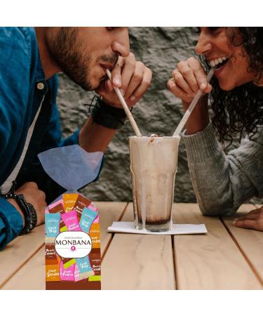 MONBANA | 100 Crousti-Neige | D licieuses Croustilles au Chocolat to offer or taste in total intimacy at a caf or a gourmet boisson - Buy Online on GoSupps.com