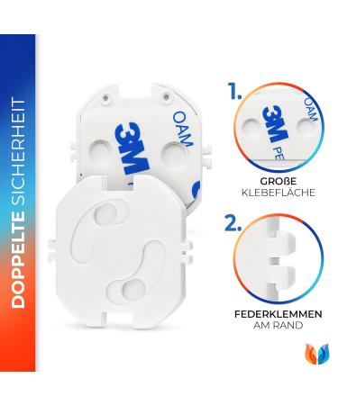Magic Mama Socket Protector - Double Security for Kids - 20 Pack + 1 - International Shipping Available - Buy Online on GoSupps.com