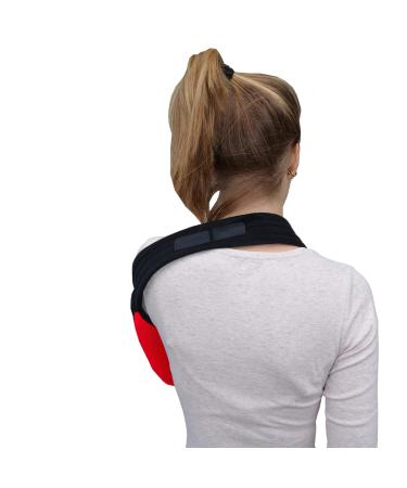 Adult Arm Sling - L Red/Black Trim | Adjustable Fit with Cooling Fabric Technology - Buy Online on GoSupps.com