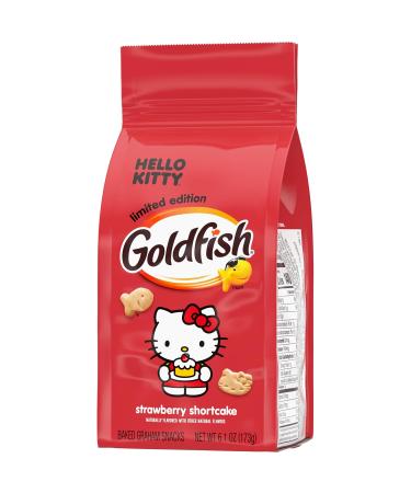 Buy Limited Edition Goldfish Hello Kitty Strawberry Shortcake Flavored Grahams - 6.1 Oz | International Shipping Available - Buy Online on GoSupps.com