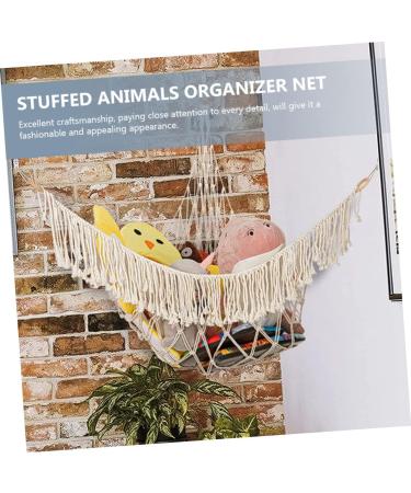 Magiclulu Yoga Ball Stand & Toy Hammock - Plush Cotton Storage for Kids' Toys & Cuddly Stuffed Animals - Buy Online on GoSupps.com