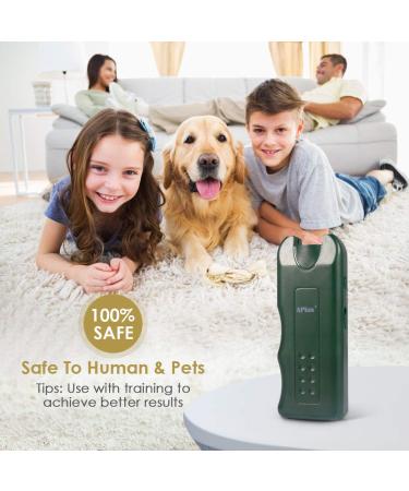 ASSCA Anti Barking Device Ultrasonic Dog Deterrent Anti Dog Barking Deterrent Devices with 3-in-1 Charging and Safe for People and Pets Mini Ultrasonic Dog Repeller is Suitable for Most Dogs Green - Buy Online on GoSupps.com