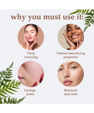 Moroccan Red Clay Powder by mi nature | Suitable for Face Mask Scrub Soaps Bath Bombs Body Wraps | Very Fine Powder | No Additives | Detoxifies Removes impurities | Hair Shampoo - Buy Online on GoSupps.com