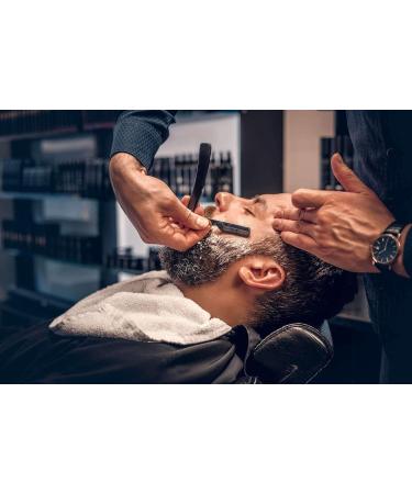 Razor Set: Wooden Handle with Gold Etching & Professional Leather Linen Strop - Premium Quality for Precision Shaving - Buy Online on GoSupps.com