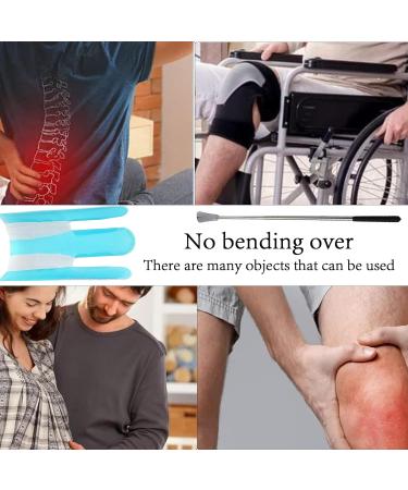 2-Piece Sock Aid & Extendable Shoe Trainer - Optimal for Seniors Pregnant Diabetics & Disabled - Buy Online on GoSupps.com