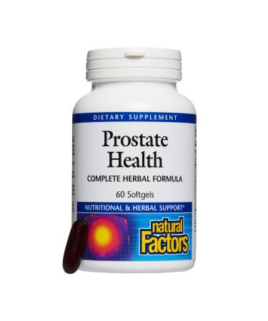 Natural Factors Prostate Health Complete Herbal Formula 60 Softgels