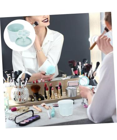 Angoily Makeup Brush Make up Cleaner Make up Brush Cleaner Pad Make up Sponge Cleaner Makeup Sponge Cleaner Makeup Cleaner Make up Brush Cleaner Cleanser Tpr Cosmetic Cleaning Bowl - Buy Online on GoSupps.com