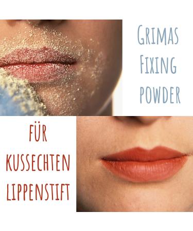 Grimas Fixing Powder 60g - Transparent Water-Repellent Vegan Skin-Friendly for Camouflage Makeup Theater and Lipstick - Buy Online on GoSupps.com