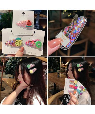 25PCS Glitter Fruit Hair Clips Set for Girls | Nalcy Princess Hair Accessories - Buy Online on GoSupps.com