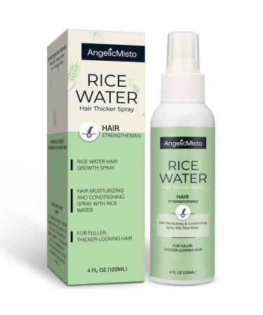 Rice Water For Hair Growth  Leave in Rice Water Hair Care Products for Women & Men  Biotin Infused Fermented Rice Water Spray. Rice Water Hair Mist For Dry  Frizzy  Weak  Damaged Hair - Strengthen  Moisturize & Thicken H...