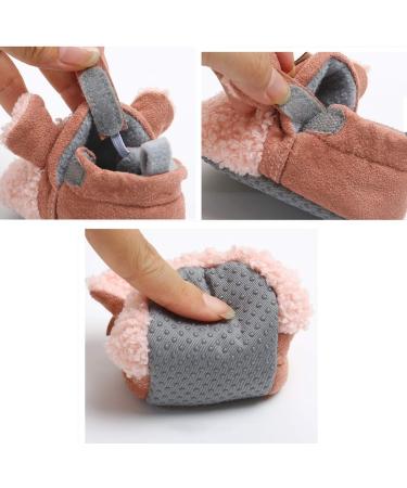 RVROVIC Baby Winter Snow Boots | Bowknot, Anti-Slip, Warm Fleece | Infant/Toddler Prewalkers 6-12 Months | Brown - Buy Online on GoSupps.com