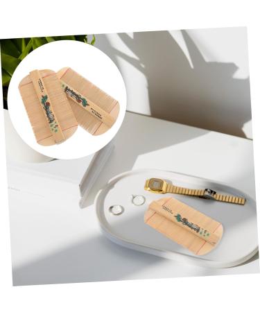Veemoon Peigne En Bambou Dents Denses Double Face 2 Pi ces Antistatique Portable Pour Soin Des Cheveux Et limination Des Pellicules Usage Domestique Multifonction Adapt Gar on Et Filles - Buy Online on GoSupps.com