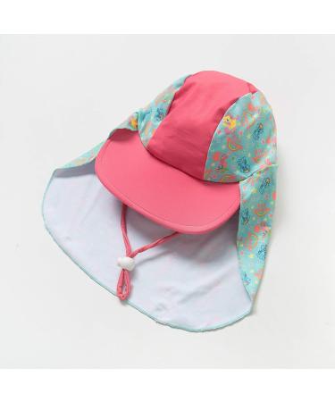 Bonverano Baby Girls UPF 50+ Sunsuit with Sun Cap (6-9 Months) - Pocket Design - Buy Online on GoSupps.com