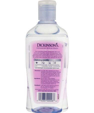 Dickinson's Enhanced Witch Hazel - Hydrating Toner - With Rosewater - 473 Milliliters - Buy Online on GoSupps.com