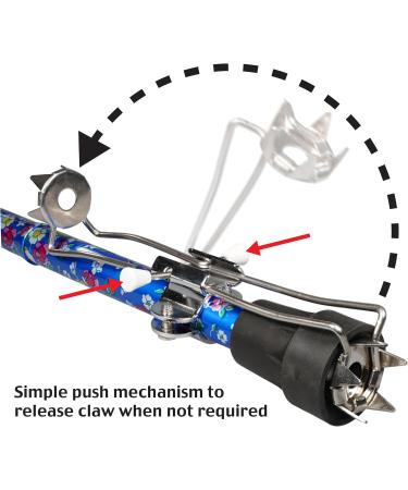 Aidapt Ice Grip Claw for Waking Sticks/Crutches.Retractable for Indoors Suits 16-27mm Diameter Tube No Need to Remove Ferrule Safety in Ice and Snow Screws on Easy to Fit Mobility Aid Elderly Disabled - Buy Online on GoSupps.com