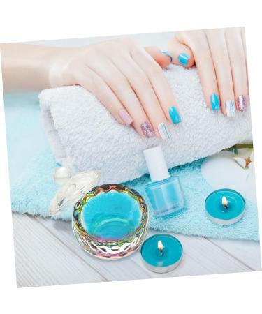 FRCOLOR Manicures Liquid Cup nail crystal cup container Clear Nail Acrylic Liquid Cup terrarium nail acrylic dappen dish Nail acrylic liquid cup Nail Crystal Bowl powder cup Glass - Buy Online on GoSupps.com