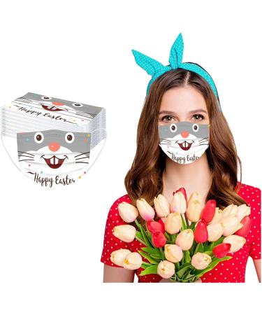 Buyaole 50-Piece Washable Mask Bandanas - Reusable Cloth Mouth & Nose Protection Multi-functional Anti-Dust Fabric Masks for Adults - Buy Online on GoSupps.com