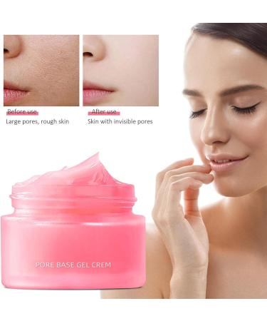 Pore Base Gel Cream - Pre-Makeup Face Primer Moisturizer Light and Natural Invisible Pores for Flawless Makeup Face Foundation Sillervan - Buy Online on GoSupps.com