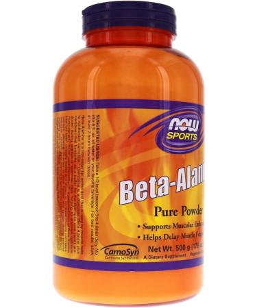 NOW Foods Beta-Alanine - 500 g (17.6 oz.) 2 Pack - Buy Online on GoSupps.com