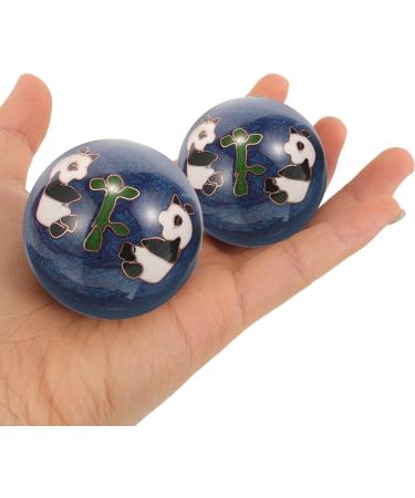 Healifty 2 Pieces Gong Health Balls | Yin Yang Baoding Meditation Balls | Chinese Sound & Jade Hand Massage Balls for Stress Relief & Exercise - Buy Online on GoSupps.com