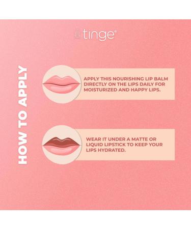 Generic Tinge Lip sleeping mask Organic Night Lip Masks for Women Hydrating Lip Balm & Moisturizer for Dry lips 100% Vegan Lip Care (Weaver Pink)-15GM - Buy Online on GoSupps.com